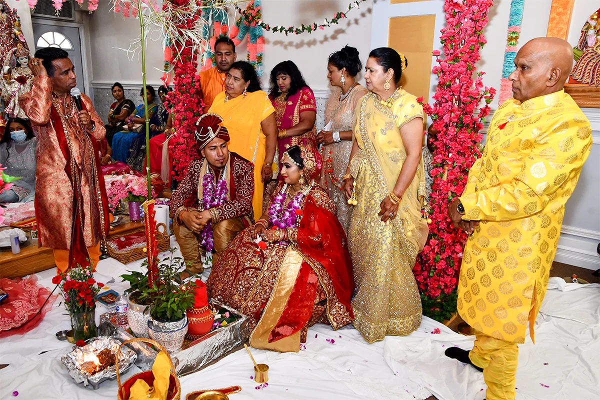 Guyanese wedding family blessings