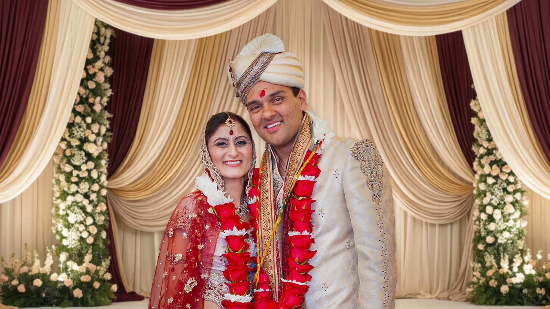 Hindu wedding mandap ceremony photographed by DesiLens in New York and New Jersey