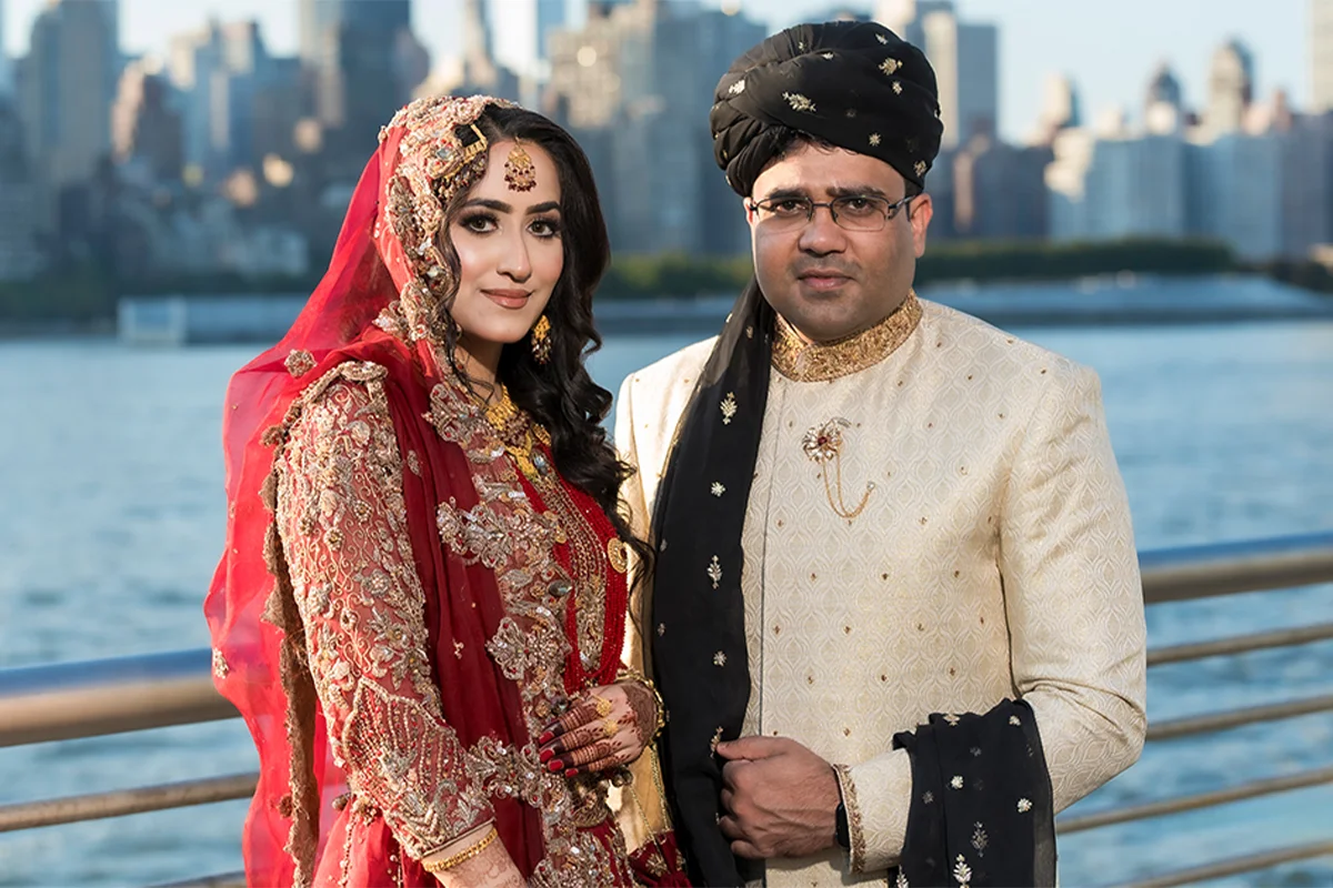 Pakistani wedding reception celebration