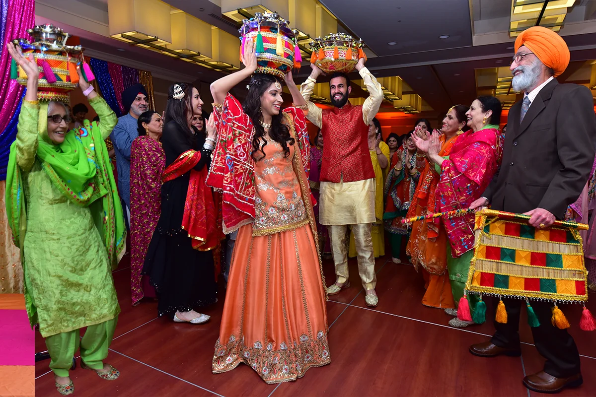 Punjabi Jaggo wedding celebration