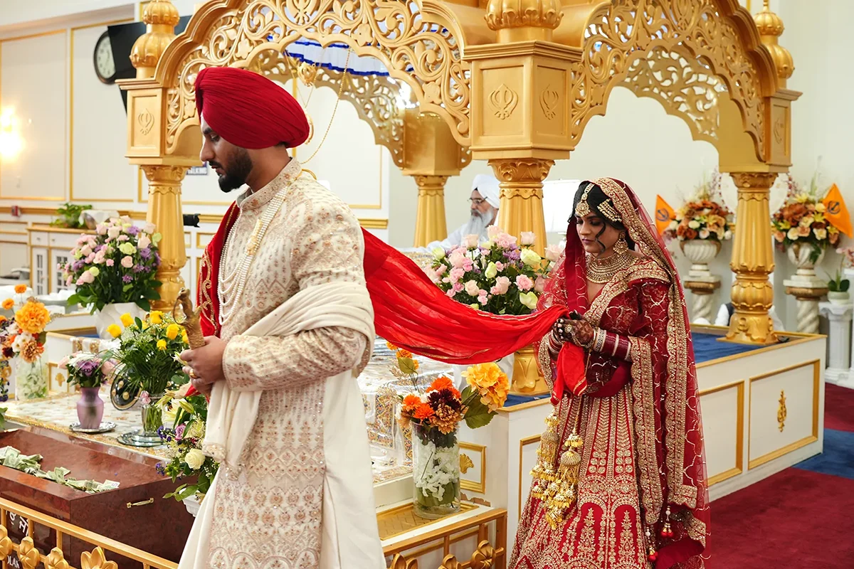 Sikh wedding Laavan ceremony