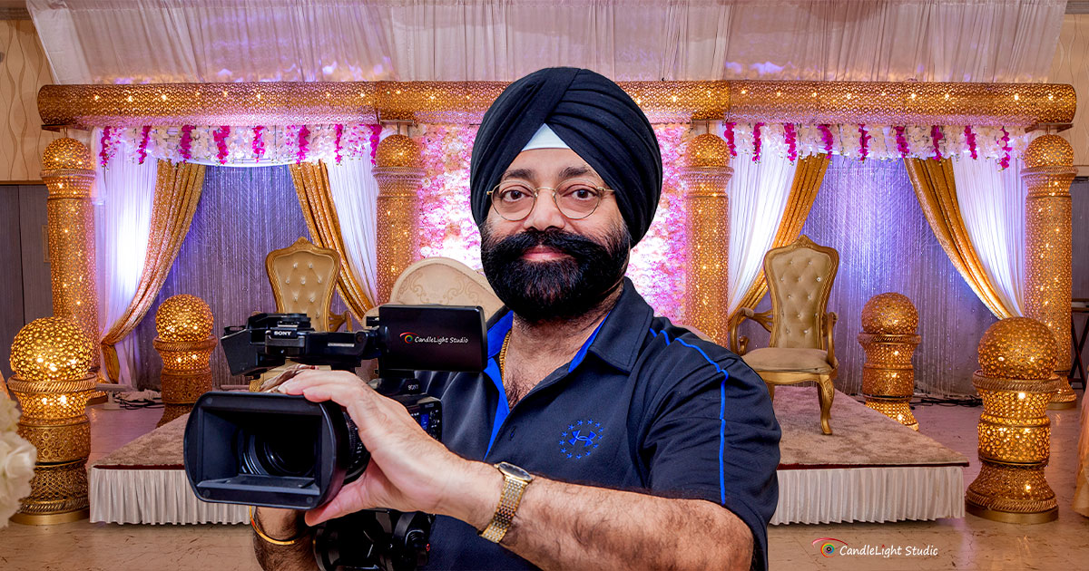 Indian Photographer Surinder Singh in Action